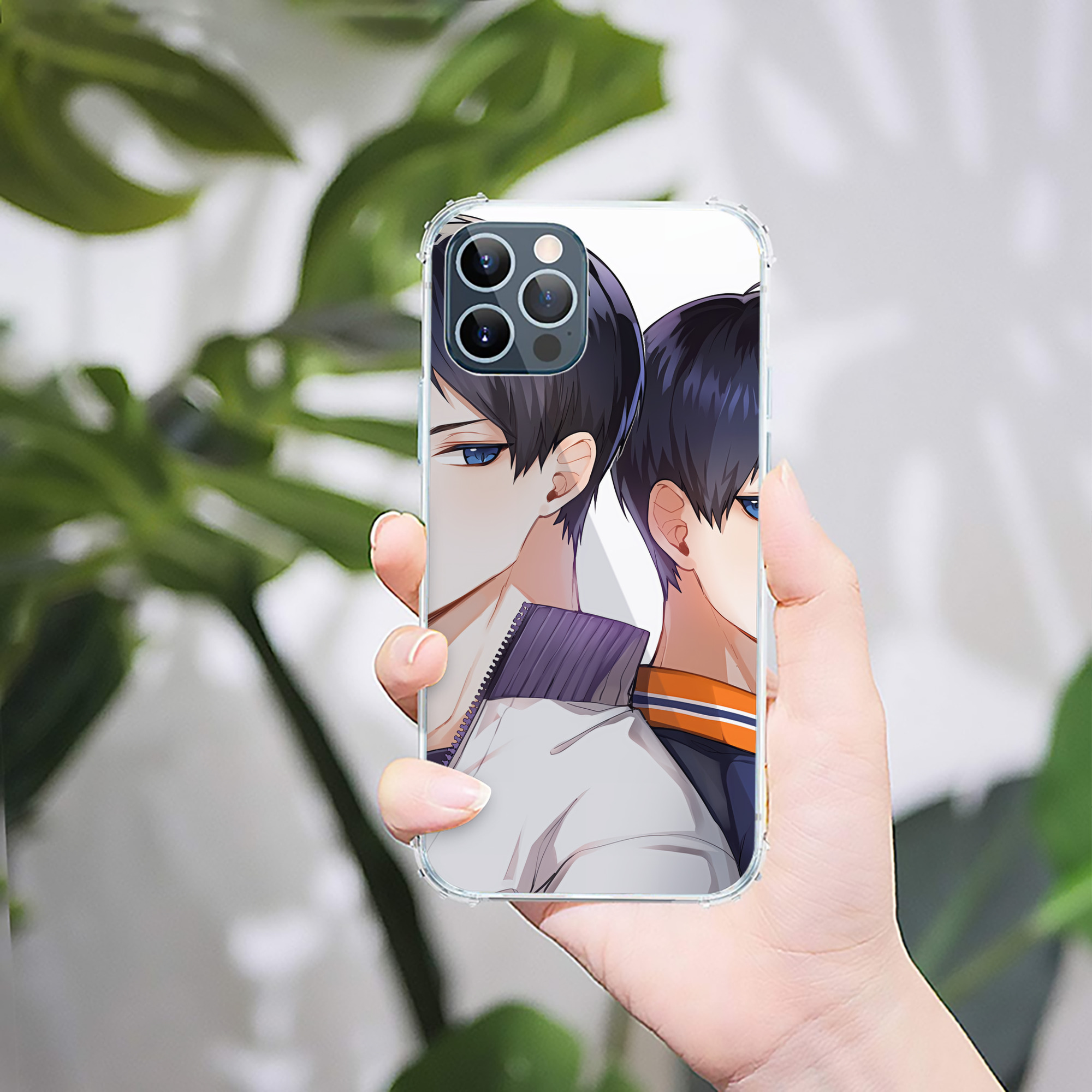 （画像用） ハイキュー!! Haikyu!! 【iPhone 12シリーズ対応】透明スマホケース（クリアソフトケース）